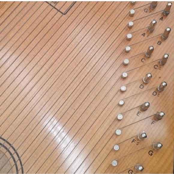 Oscar Schmidt Autoharp - Natural Wood Finish - Picture 11 of 14